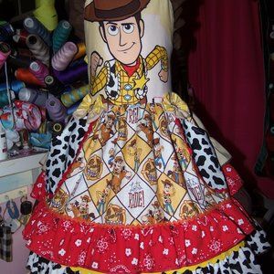 Sheriff Woody Toy Story Dress Size 5t  NEW